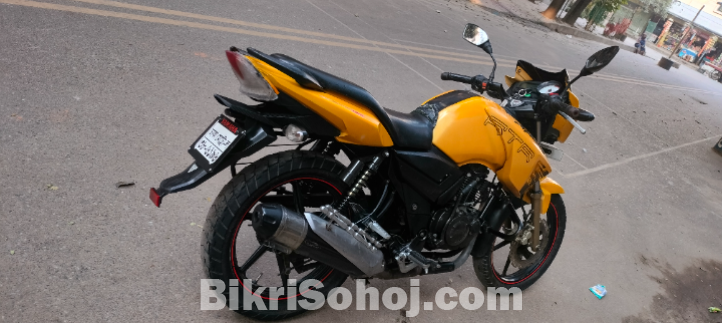 Apache rtr 160 yellow